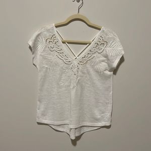 Anthro Lace T shirt
